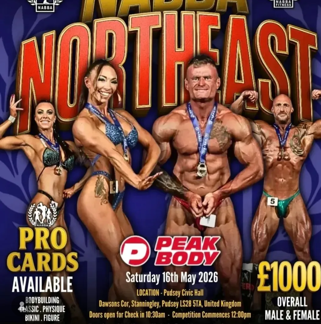 NABBA North East - 16th May 2026 Full Tan Package